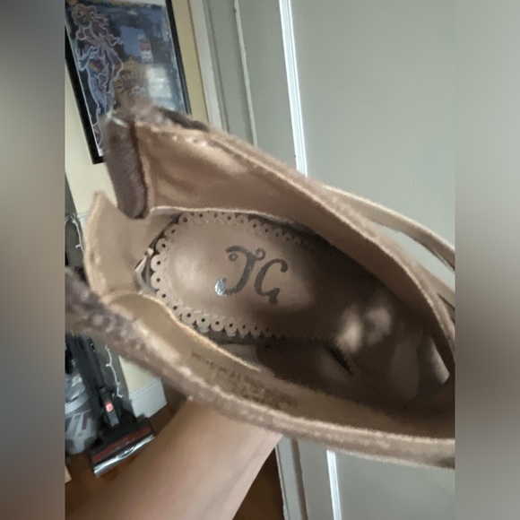 Journee Collection stiletto peep toe booties - Picture 6 of 7